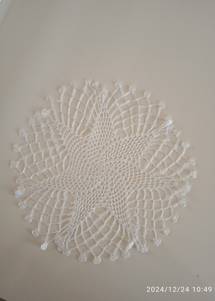 El işi dantel 6 adet - Görsel 2