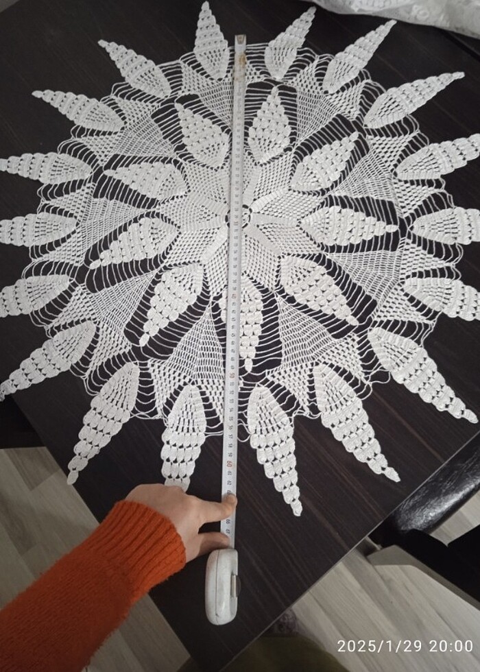 Dantel masa örtüsü - Görsel 2
