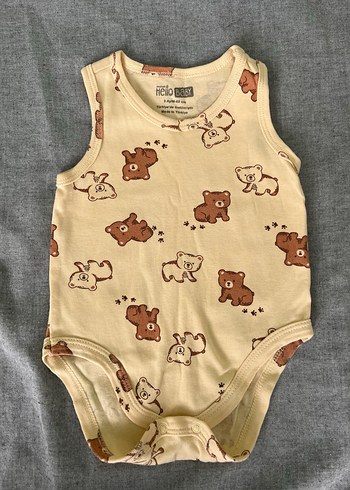 Erkek Bebek Pamuklu Kolsuz Body Seti - Görsel 2