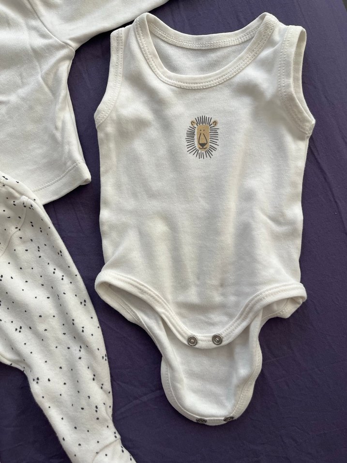 Bebek Hastane Çıkışı 5 Parça Pamuk Set - Görsel 3