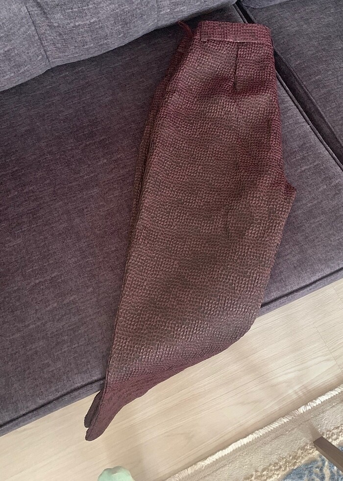 Yargıcı Deri karışımlı pantolon - Görsel 5