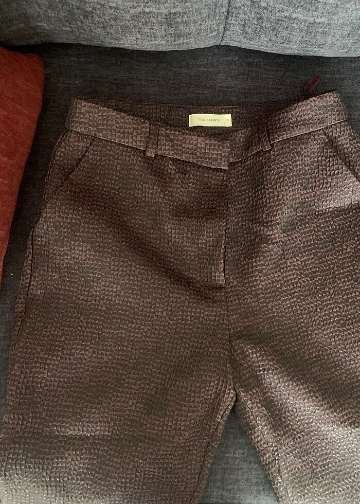 Yargıcı Deri karışımlı pantolon - Görsel 4