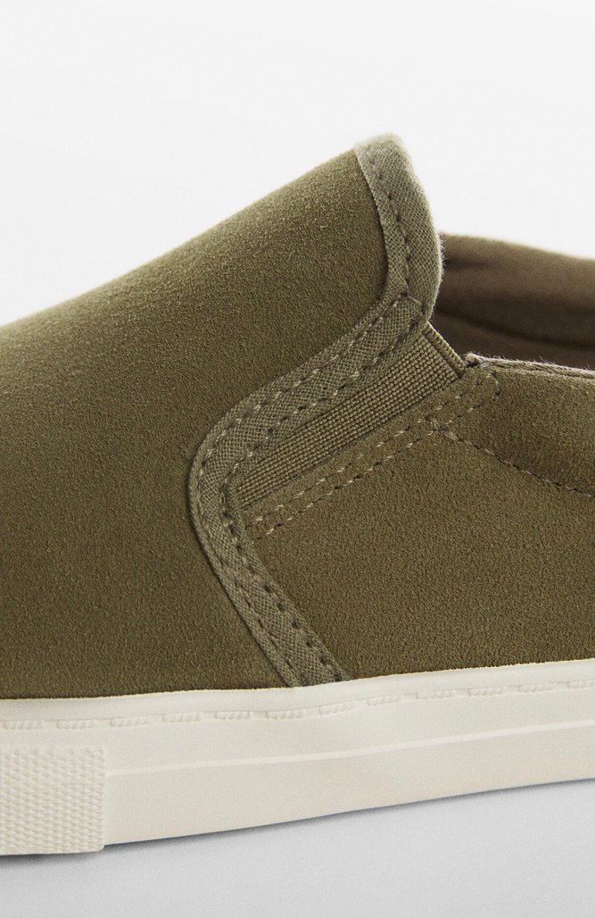 Haki Erkek Çocuk Günlük Kaydırmalı Ayakkabı - Görsel 3