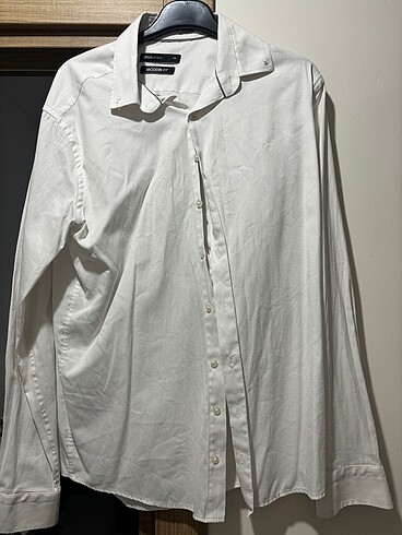 m Beden beyaz Renk Uzun kol gömlek modern fit