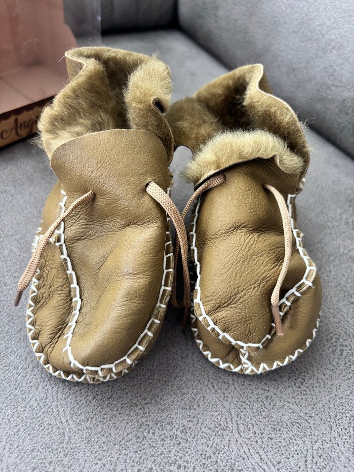 Erkek Çocuk Süet Kürklü Bej Bot 12-18 ay - Görsel 4