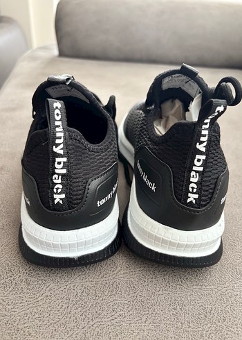 Tommy Black Siyah Kadın Spor Ayakkabı