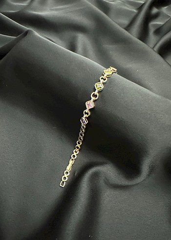 Xupıng Çok Renkli Zincir Detaylı Bileklik - Görsel 2