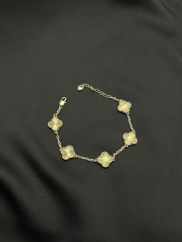 CM kalite Altın Renkli Zincir Detaylı Kadın Bileklik - Görsel 4