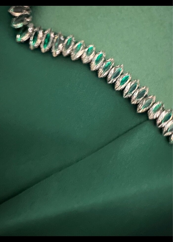 Taşlı gece elbisesi - Görsel 4