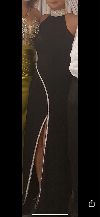 Swarovski taşlı elbise - Görsel 7