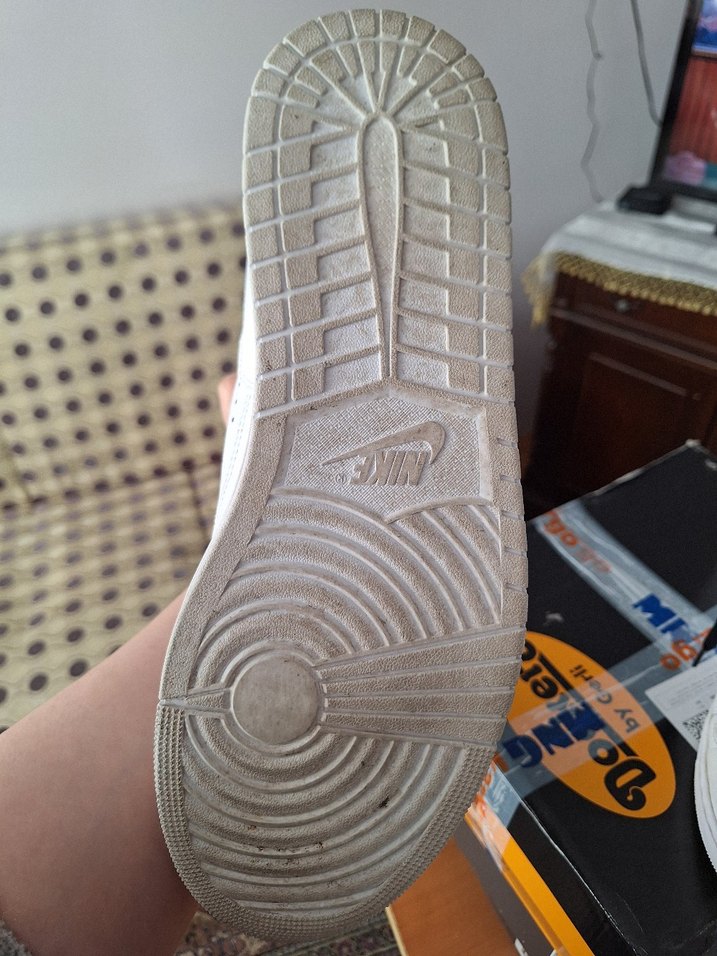 Jordan Beyaz Siyah Bağcıklı Basketbol Ayakkabısı - Görsel 3