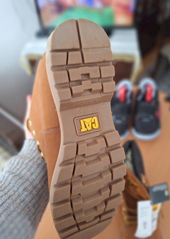 CAT Süet Kahverengi Erkek Bot - Görsel 2