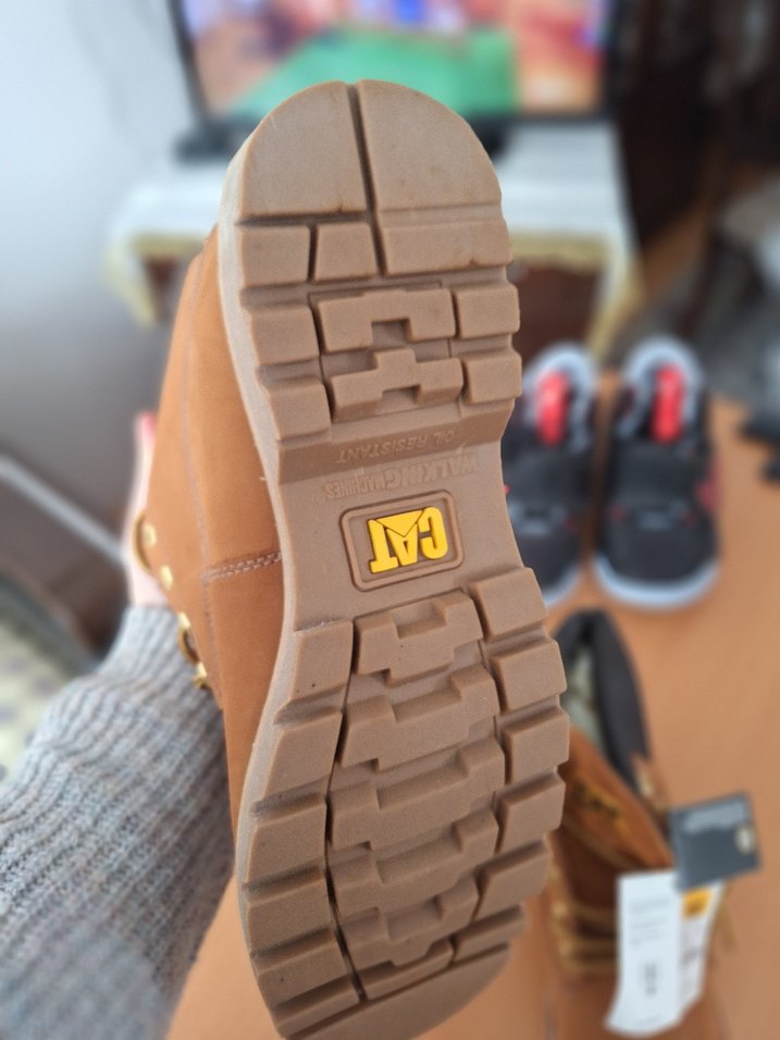 CAT Süet Kahverengi Erkek Bot - Görsel 2