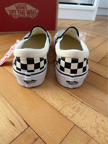 38 Beden beyaz Renk Vans Slip On Checkerboard Spor Ayakkabı