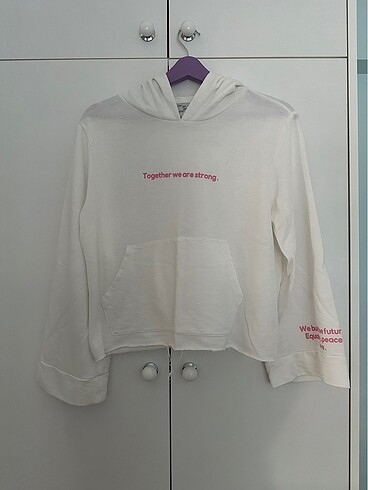 Mavi Slogan Detaylı Sweatshirt