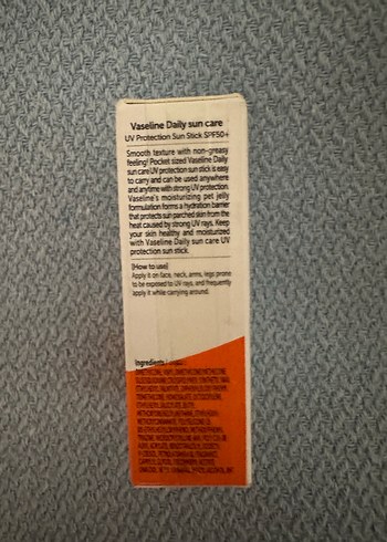 Vaseline SPF 50+ Güneş Koruyucu Stick - Görsel 2