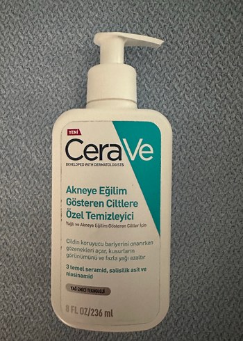 CeraVe Akneye Eğilim Gösteren Ciltler İçin Temizleyici 236 ml