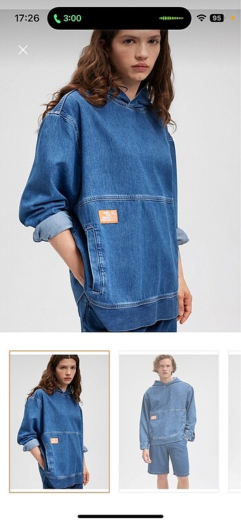 Mavi indigo sweat