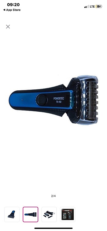  Beden Powertec tıraş makinesi