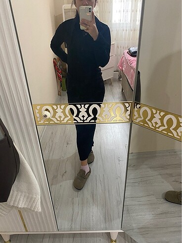 Siyah uzun elbise