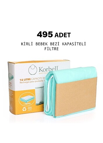 Korbell çöp poşeti