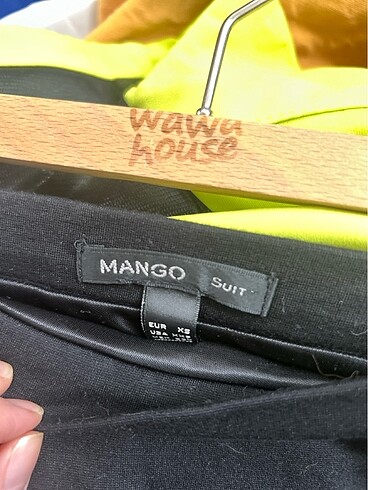 xs Beden Mango Suit siyah mini etek