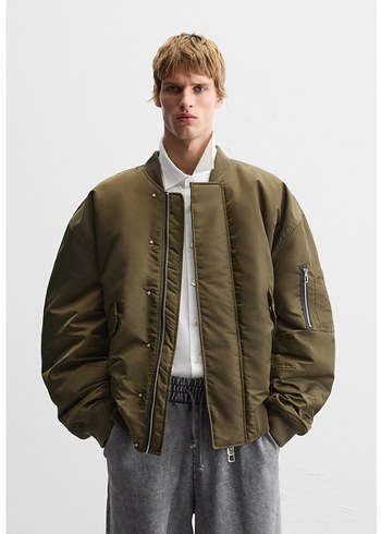 Zara Man Oversize Shangai Edition Ceket - Görsel 2