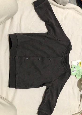 Bebek Gri hırka - Görsel 2