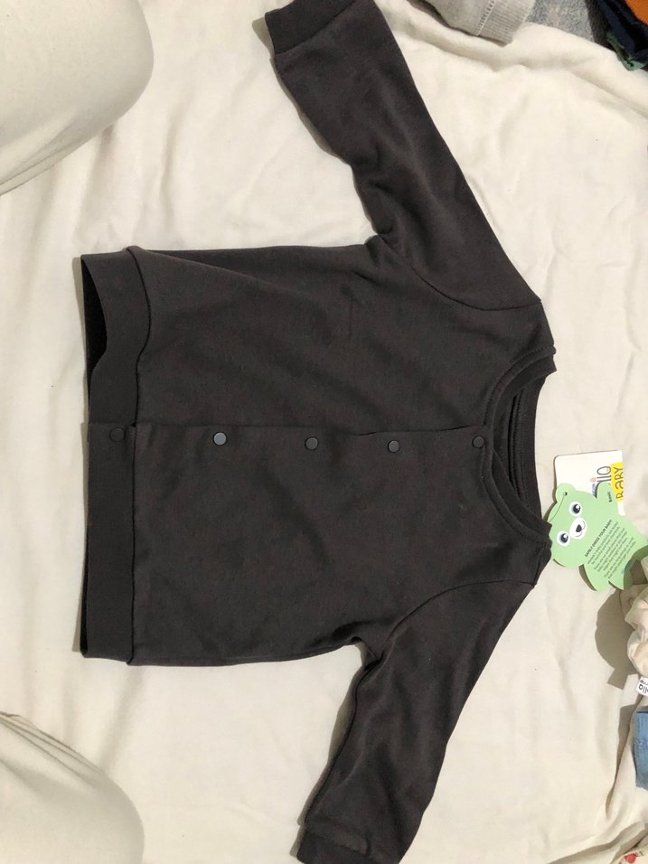 Bebek Gri hırka - Görsel 2