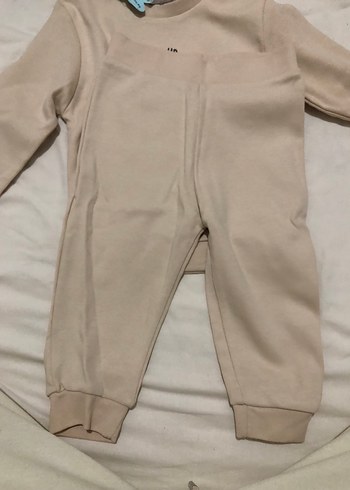 Bebek Erkek Kahverengi Uzun Kollu Takım - Görsel 2