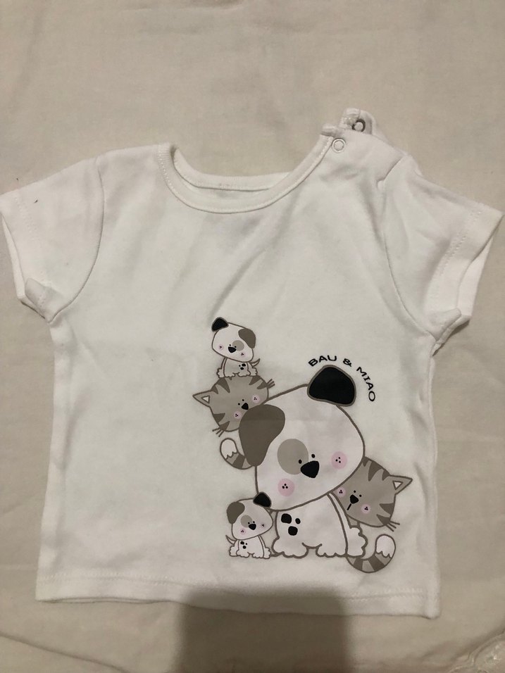 Bebek Erkek Kısa Kollu Pamuklu Baskılı Takım - Görsel 2