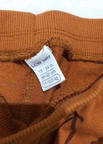 Erkek Bebek Kahverengi Baskılı Takım - Görsel 4