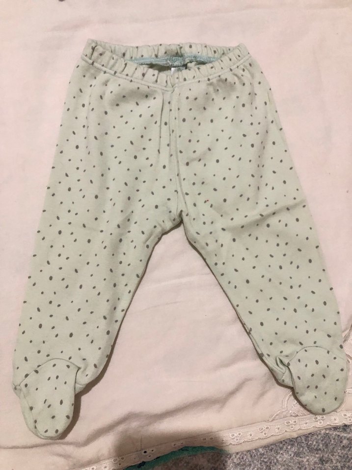 Kız Bebek Yeşil Leopar Desenli Pantolon - Görsel 2