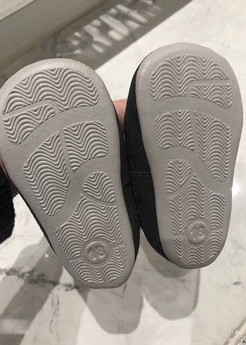 Hello baby Gri Süet yürüme öncesi ayakkabı - Görsel 3