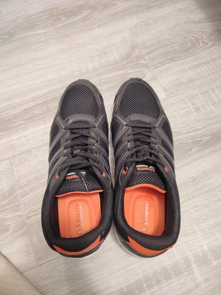 Siyah Erkek Spor Ayakkabı Bağcıklı - Görsel 2