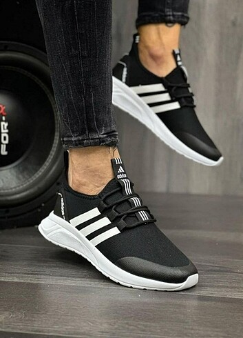 Siyah Sneaker Adidas Erkek Ayakkabı 