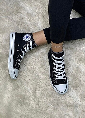 Siyah Converse Spor Ayakkabı 