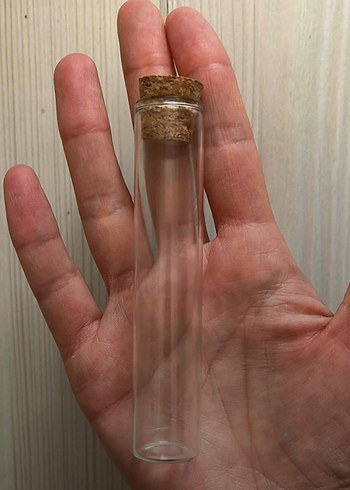 Mantarlı Cam şişe - Görsel 2