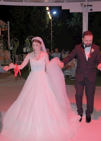 s Beden beyaz Renk Aysira Helen Gelinlik