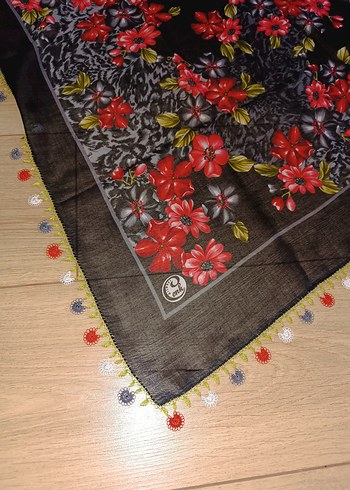 igne oyalı tülbent - Görsel 4