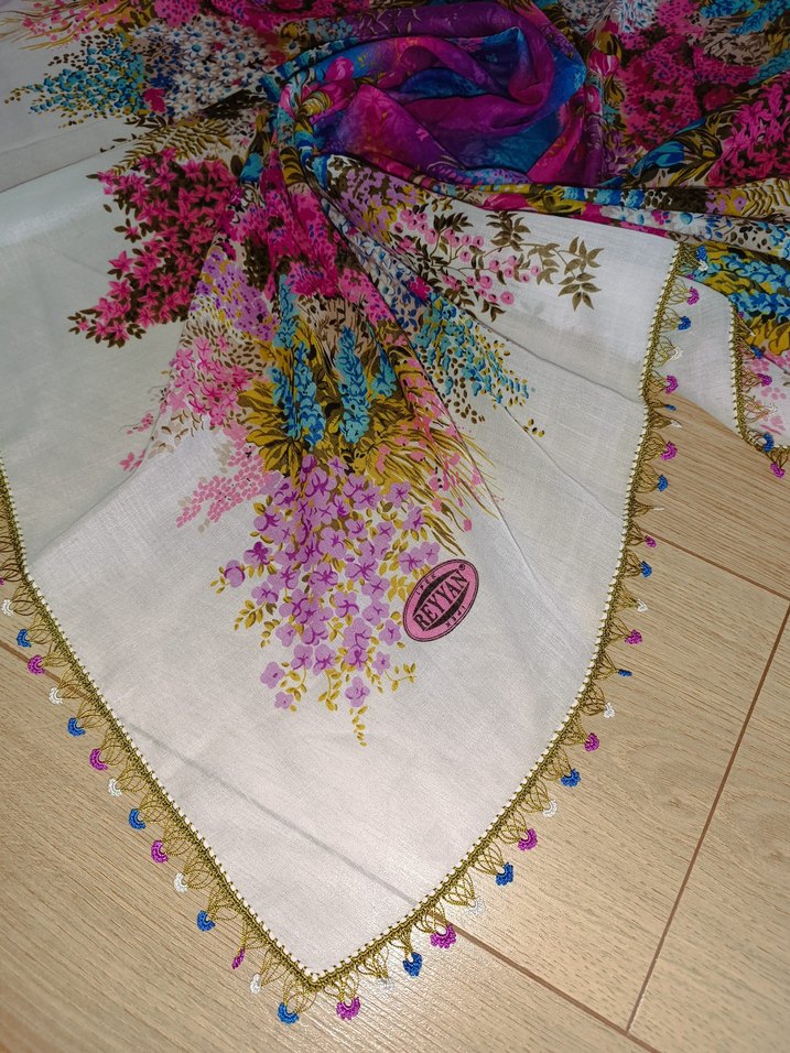 igne oyalı tülbent - Görsel 4