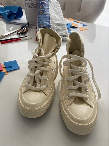 36,5 Beden ten rengi Renk Kadın converse Chuck