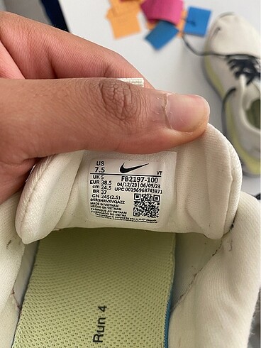 38,5 Beden ten rengi Renk Nike Goretex kadın