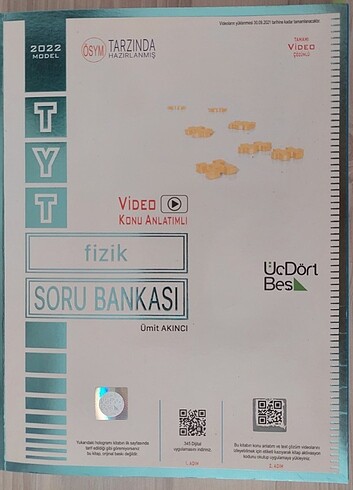 ÜçDörtBeş Tyt Fizik Soru Bankası