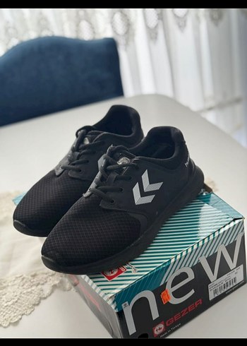 42 Beden siyah Renk Hummel Siyah Spor Ayakkabı Velcro Detaylı