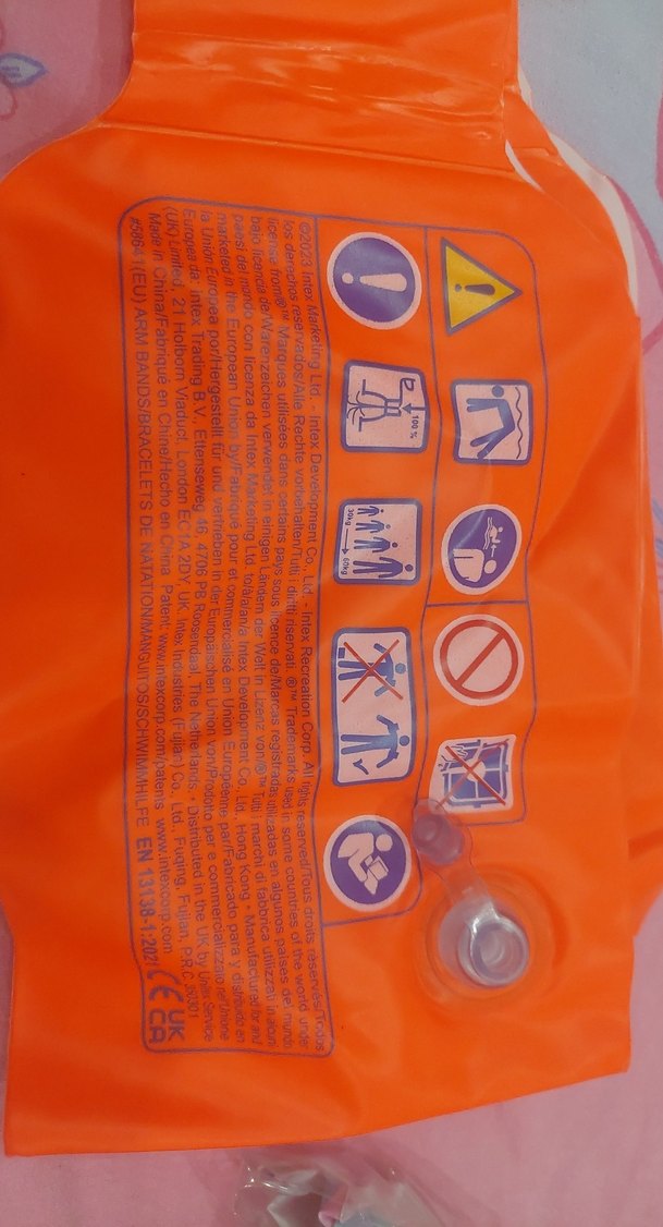 Turuncu Baskılı Düğmeli Erkek Çocuk Kolluk - Görsel 3