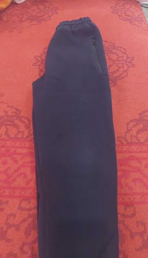 Erkek Çocuk Lacivert Fermuarlı Eşofman Altı ,içi Kalın - Görsel 2