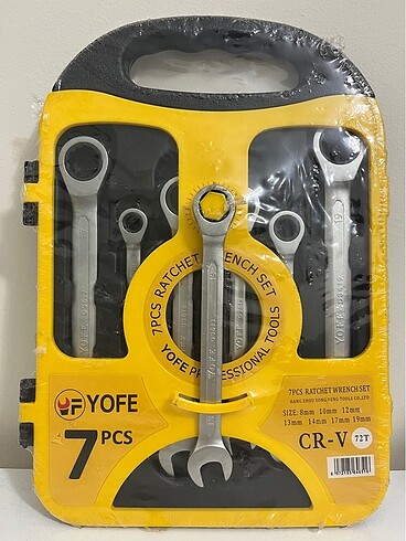 Yofe 7 parçalı Cırcır Anahtar Takıöı