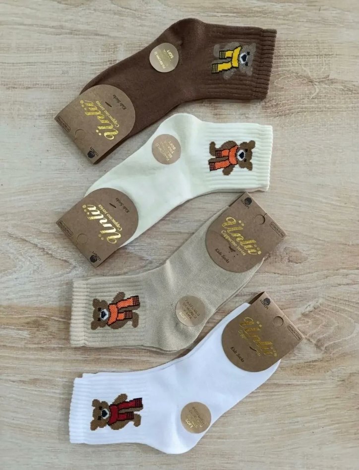 9 10  ...  7  8  yaş ayicıklı cocuk  kolej Çoraplar - Görsel 2