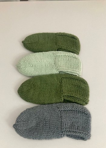 el örgüsü erkek patikler - Görsel 4